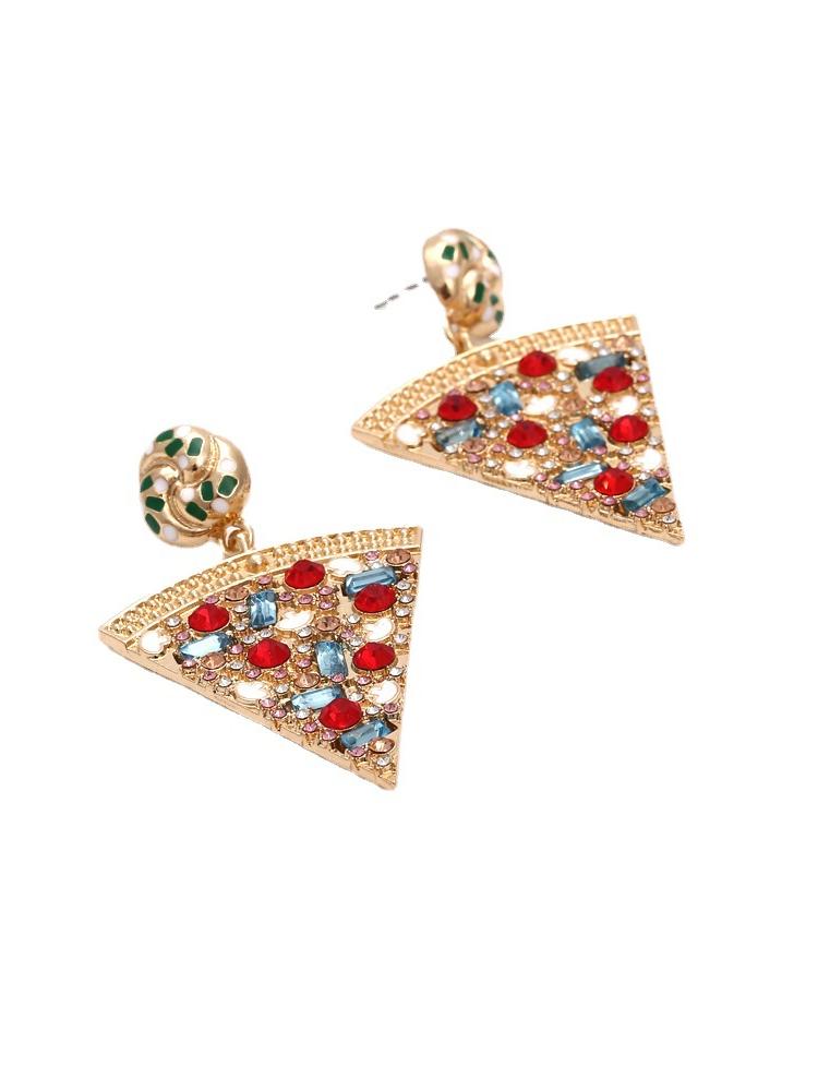 Pizza Diamante Damla Küpe - 5. görünüm