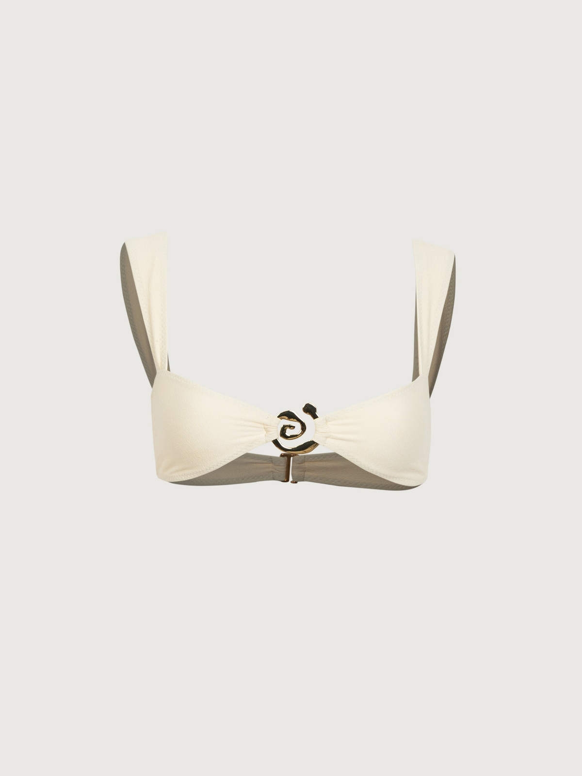 Metal Detay Bikini Takım - Krem