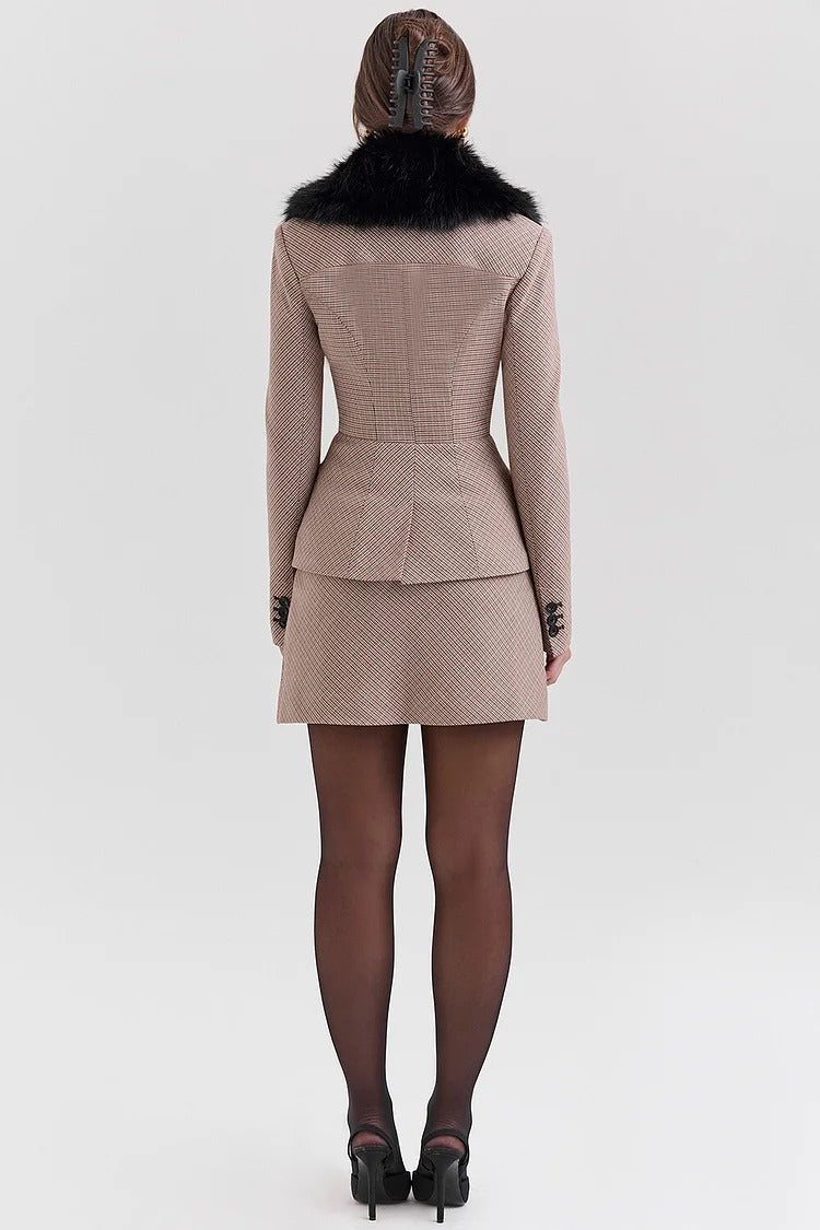 Marise Kahverengi Blazer Takım - 11. görünüm