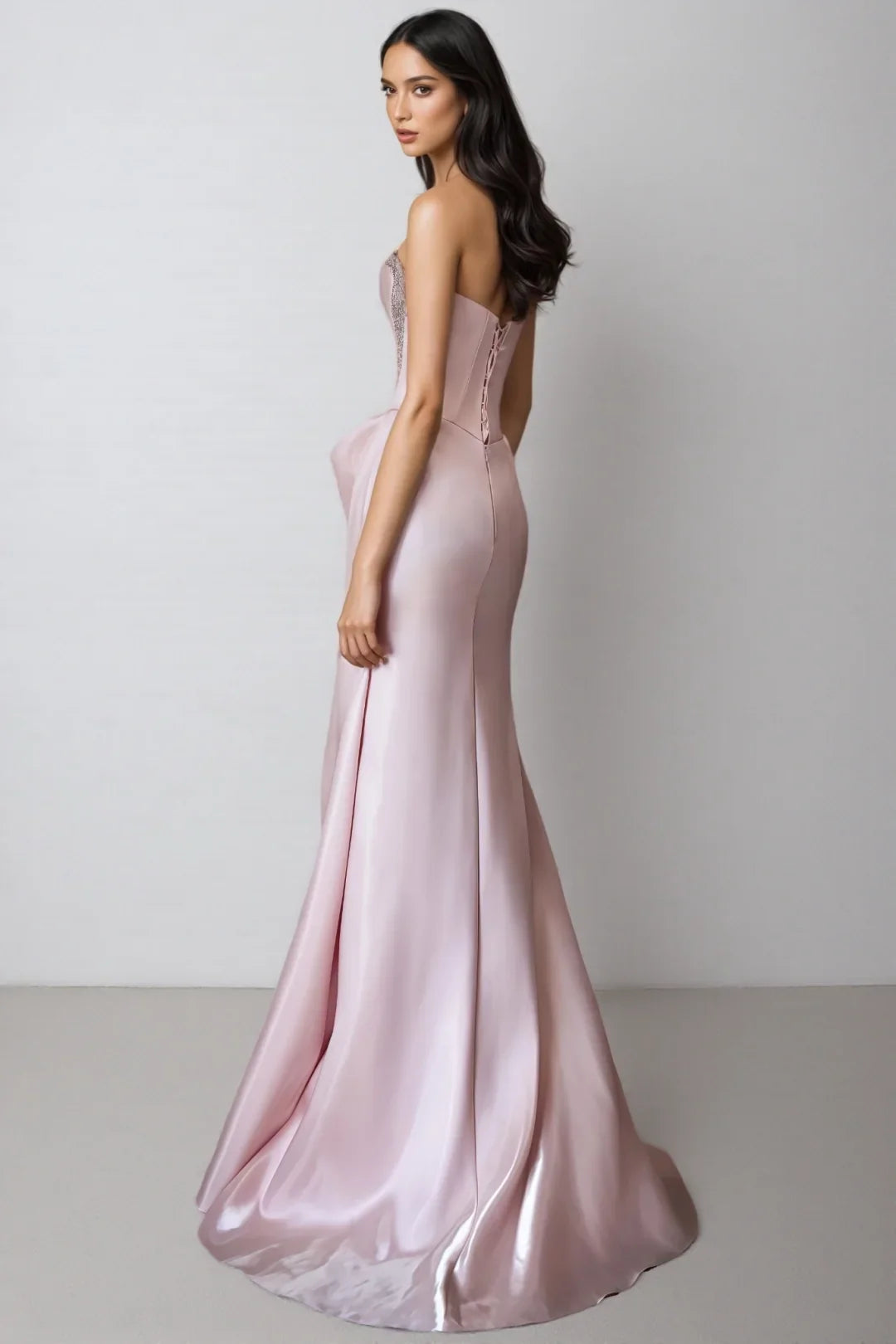 Noelia Saten Maxi Elbise - 7. görünüm