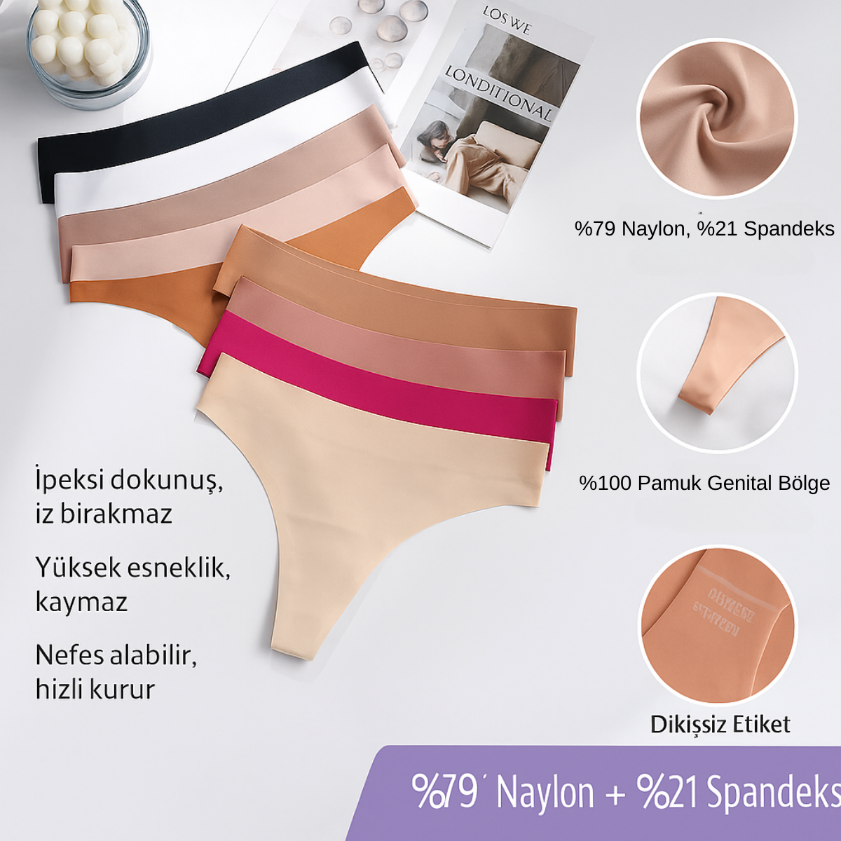Lazer Kesim Tanga Çanta - 12. görünüm