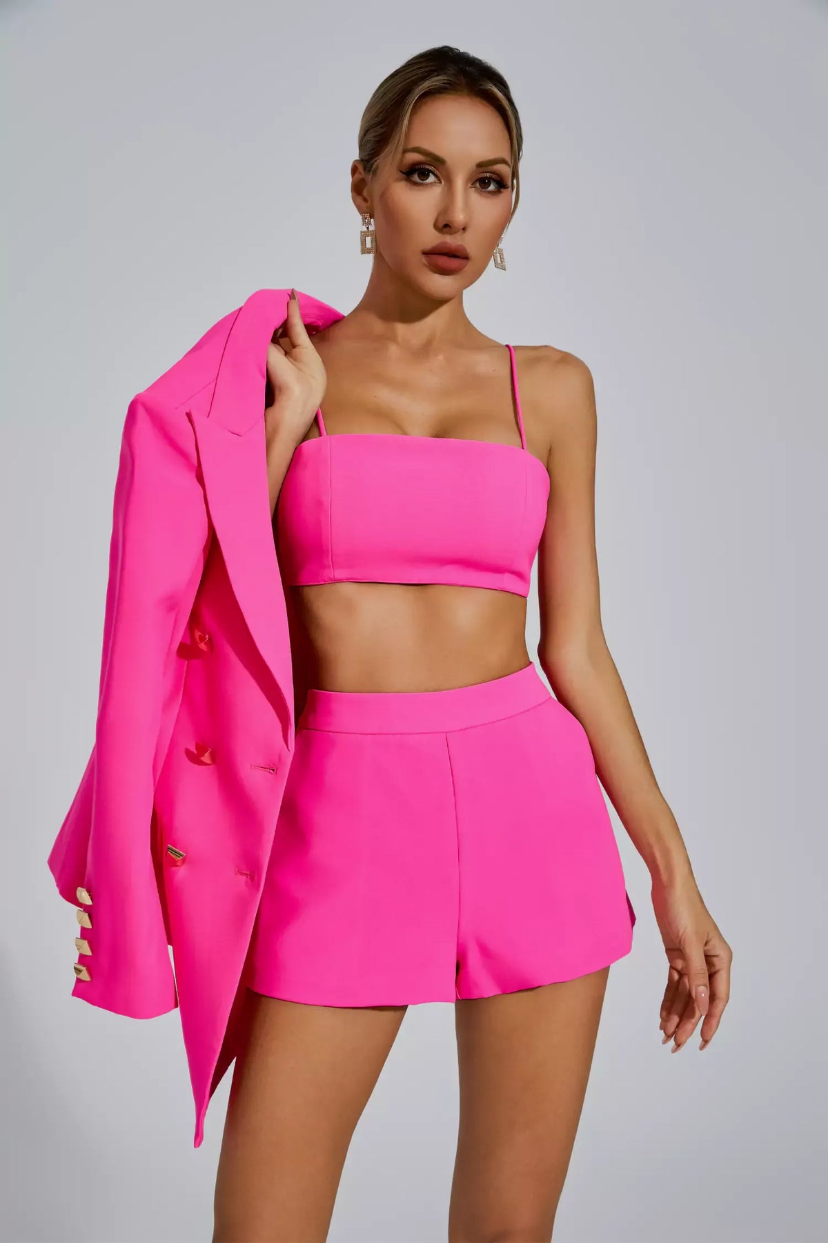 Adalee Pembe Blazer Takım - 2. görünüm