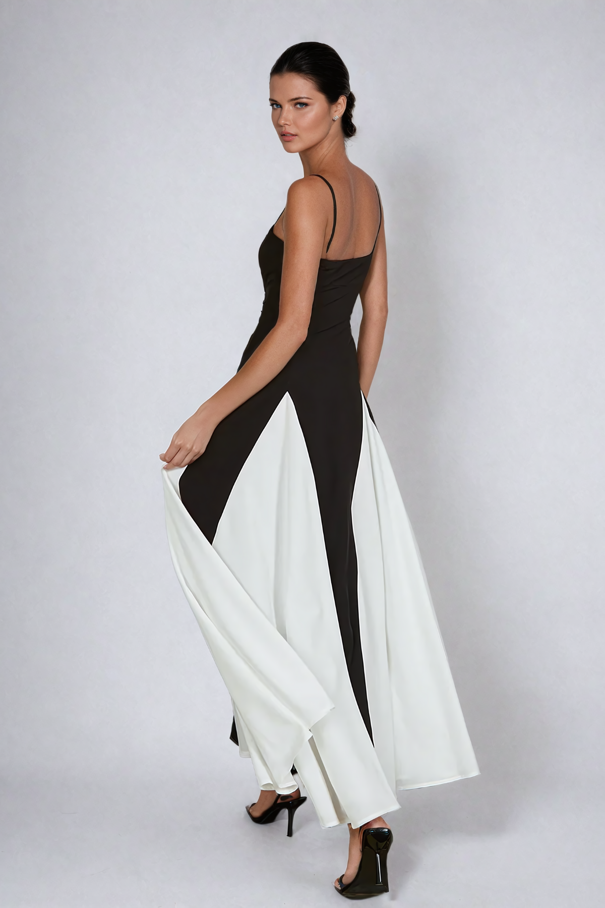 Adiel Deconstruct Dantelli Spagetti Maxi Elbise