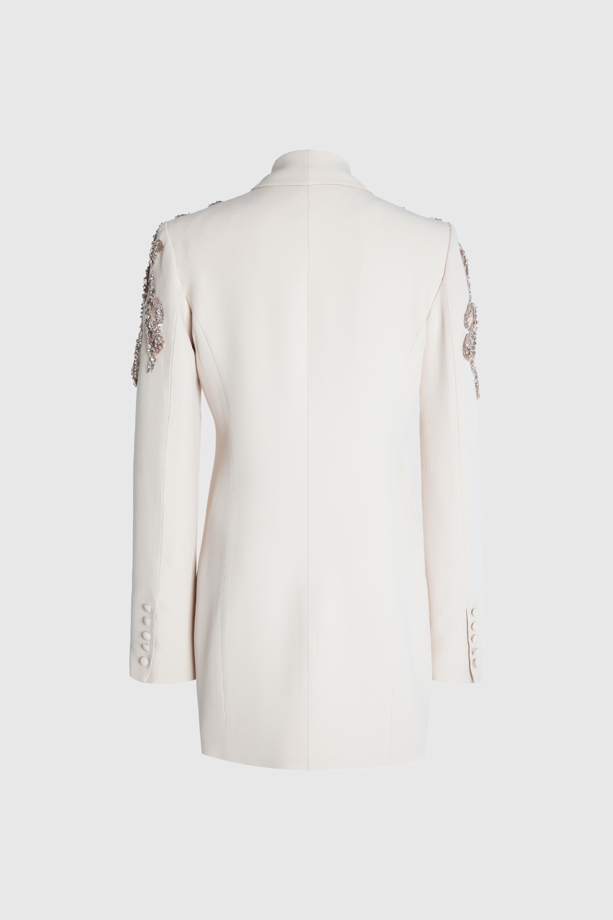 Alliance Taşlı Dantelli Dalma Blazer Mini Elbise - 4. görünüm
