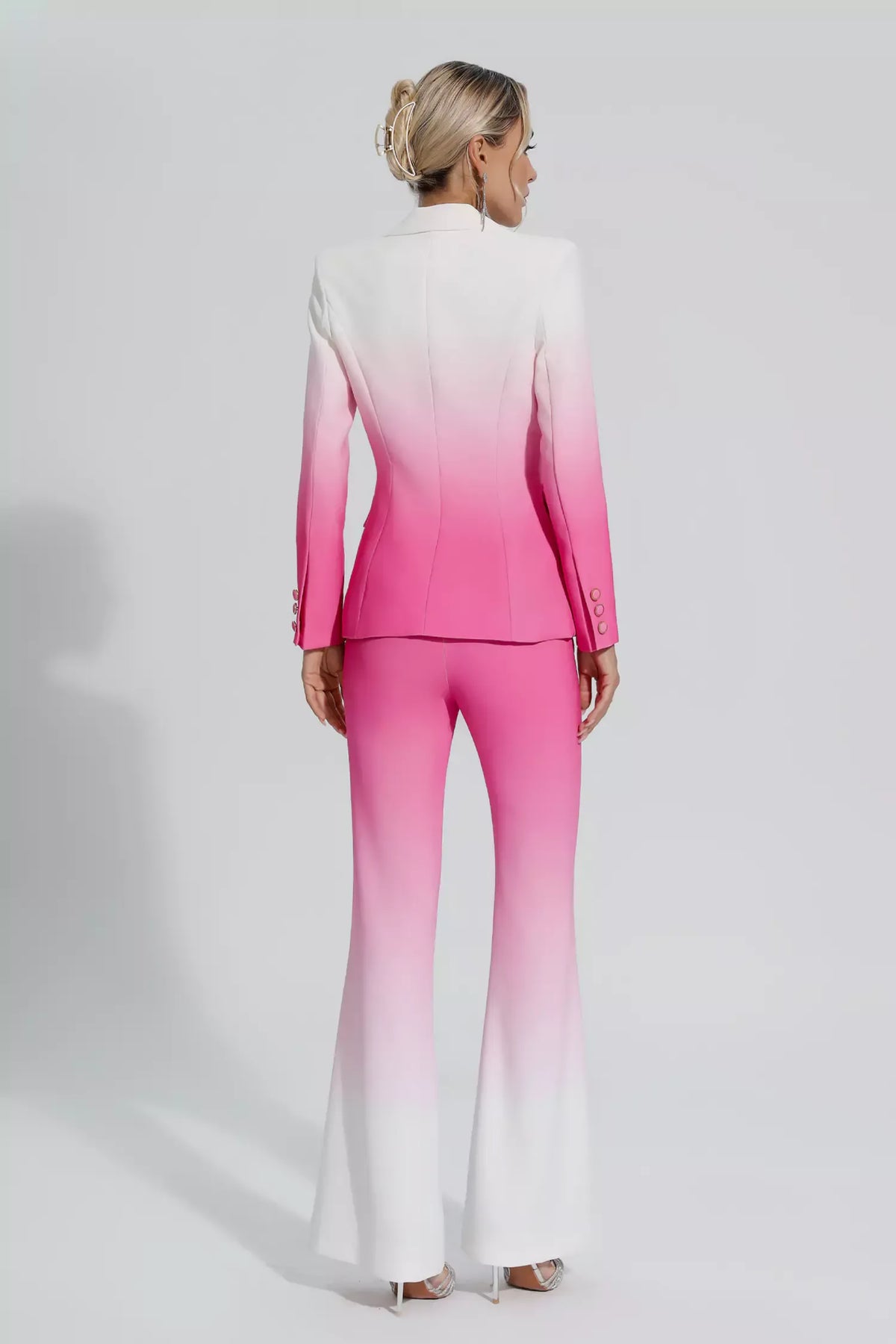 Anya Degrade Pembe Blazer Takım - 7. görünüm