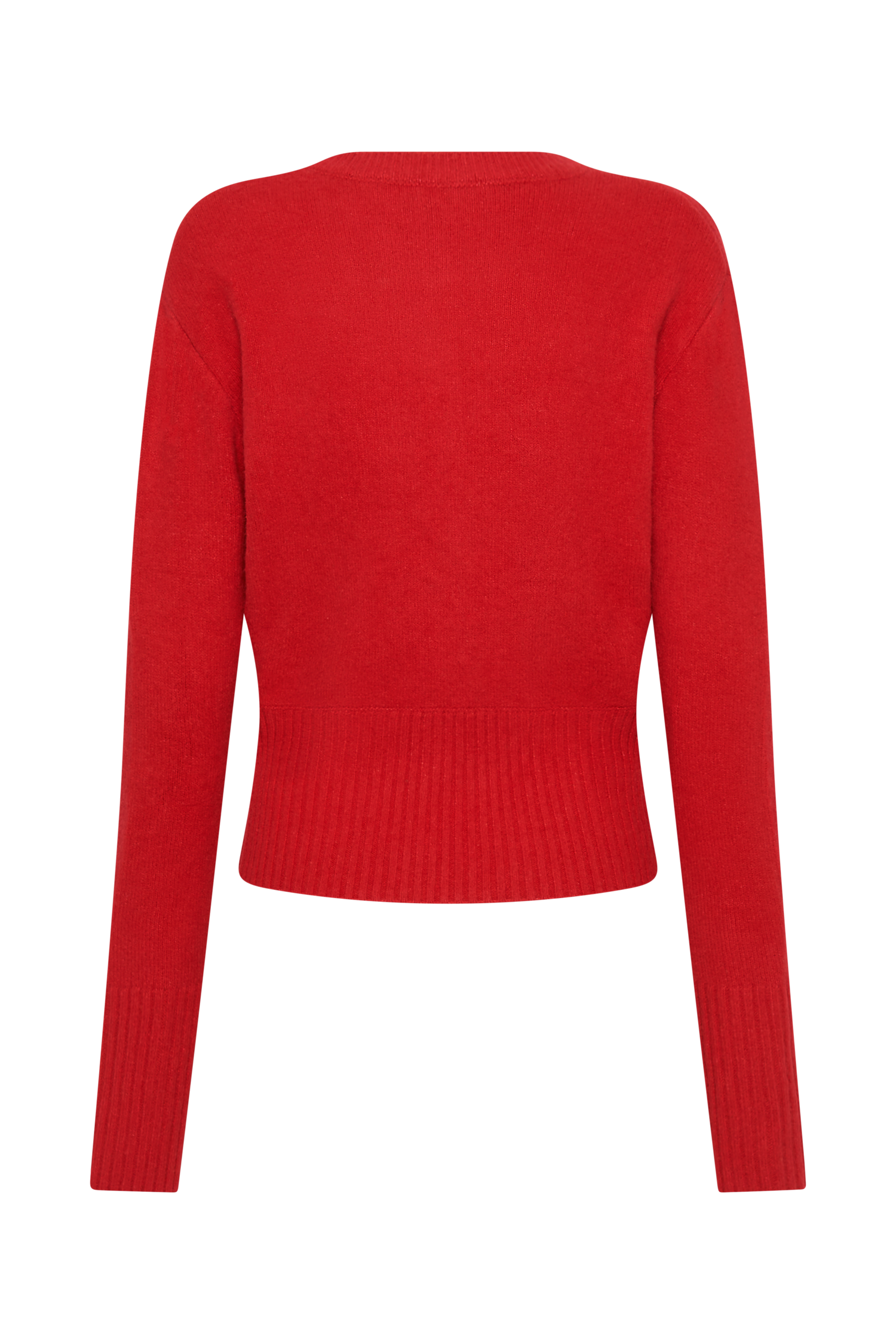 Genevieve Oversize Triko Hırka - Yakut