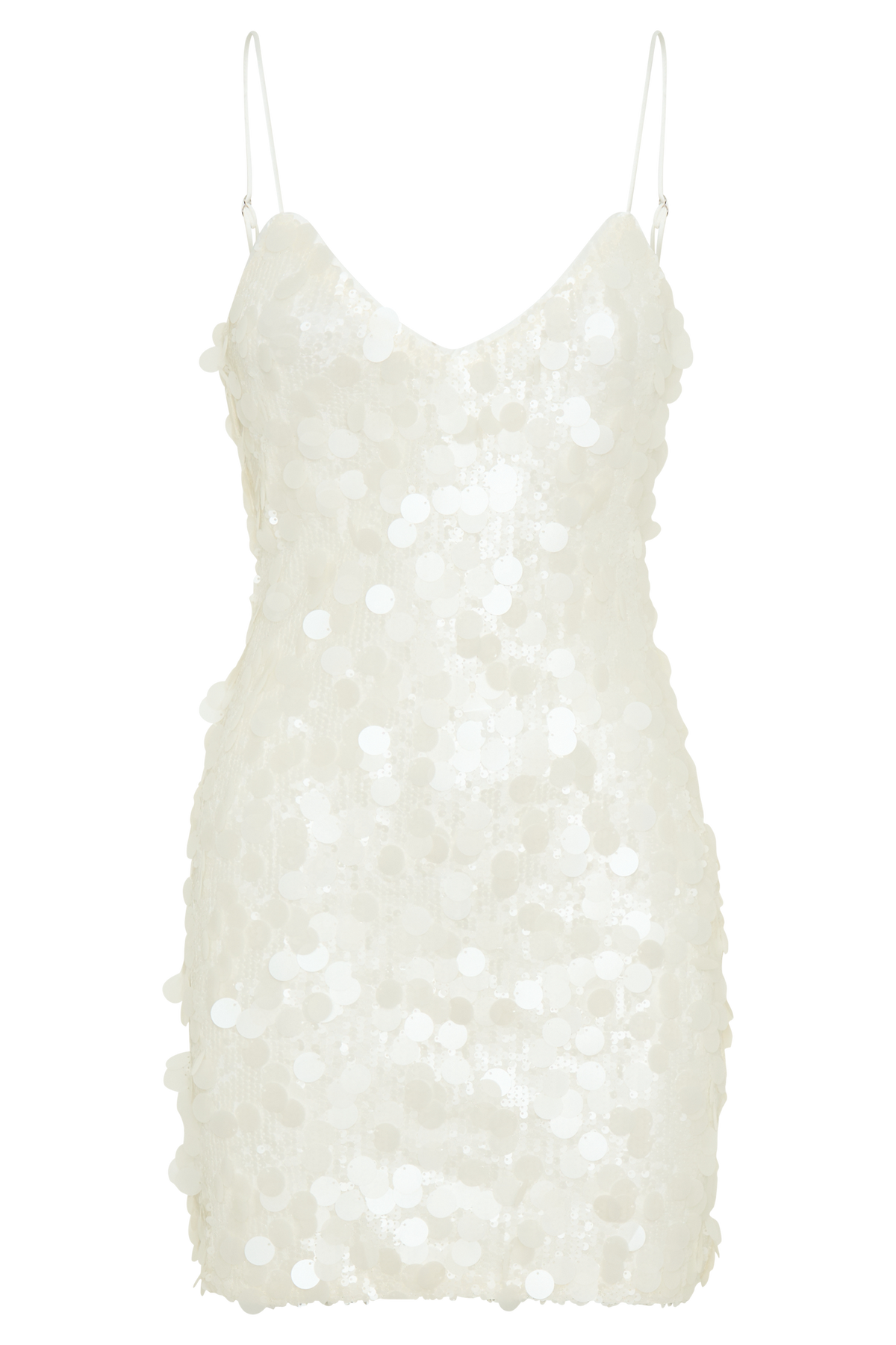 Romilly Payet Mini Elbise - Fildişi - 9. görünüm