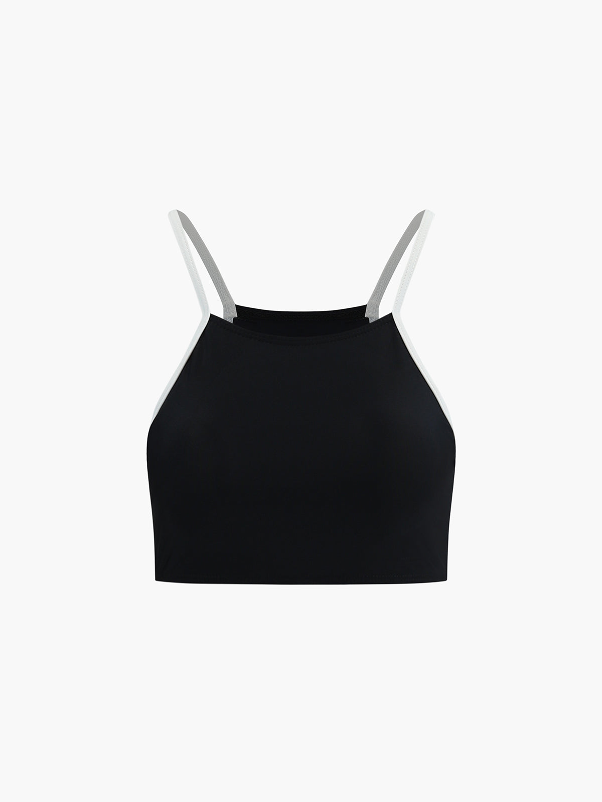 Kontrast Bağlamalı Kesik Bikini Takımı
