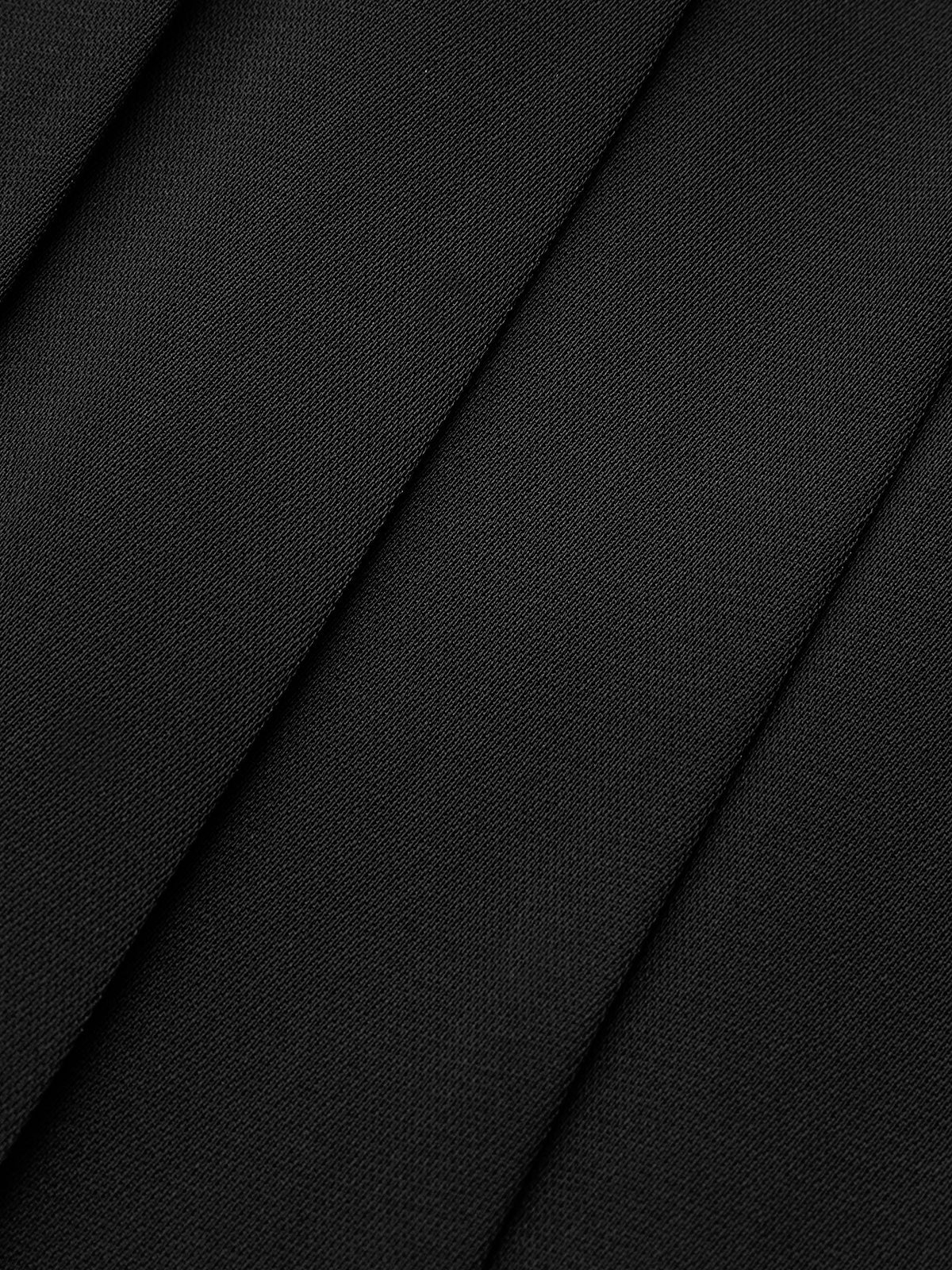 Patchwork Detaylı Asimetrik Pileli Maxi Etek - 10. görünüm