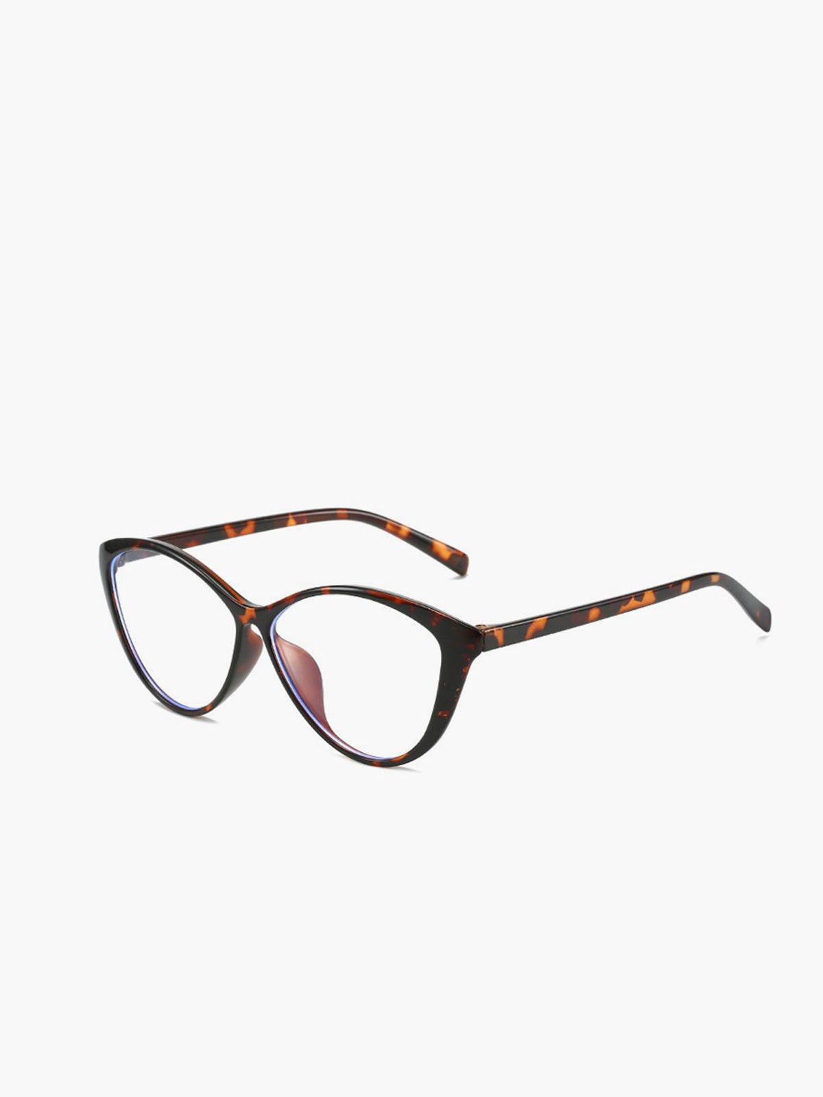 Retro Leopar Kedi Gözlüğü Kahverengi UV Korumalı