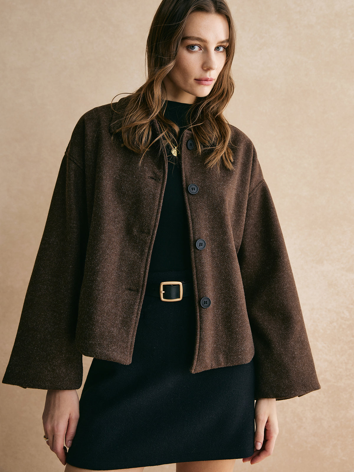Tweed Düğmeli Ceket - 3. görünüm