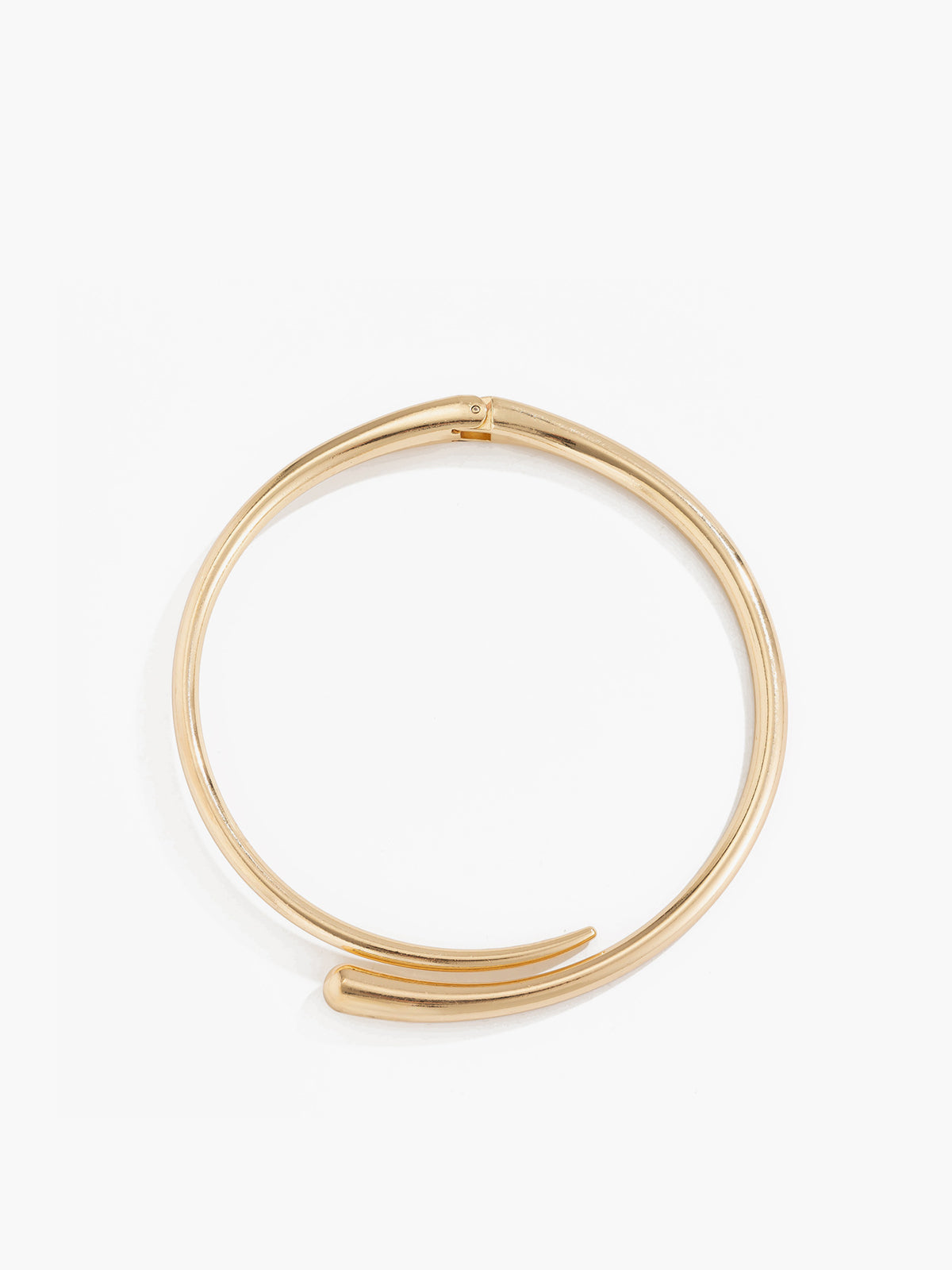 Su Damlası Açık Choker Altın Renk Alaşım