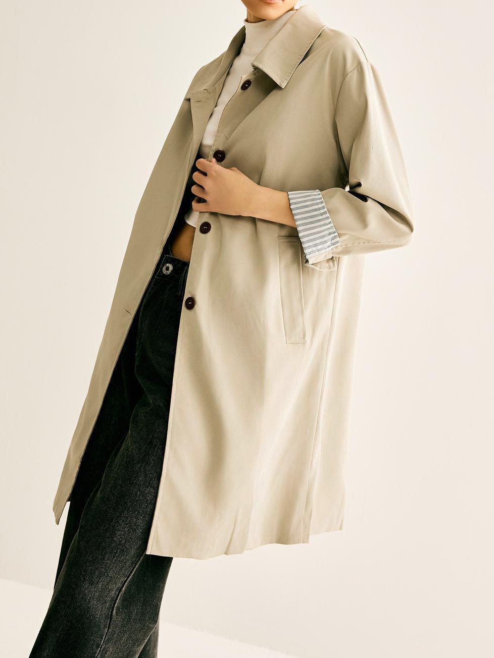 Minimal Charm Trençkot - 4. görünüm