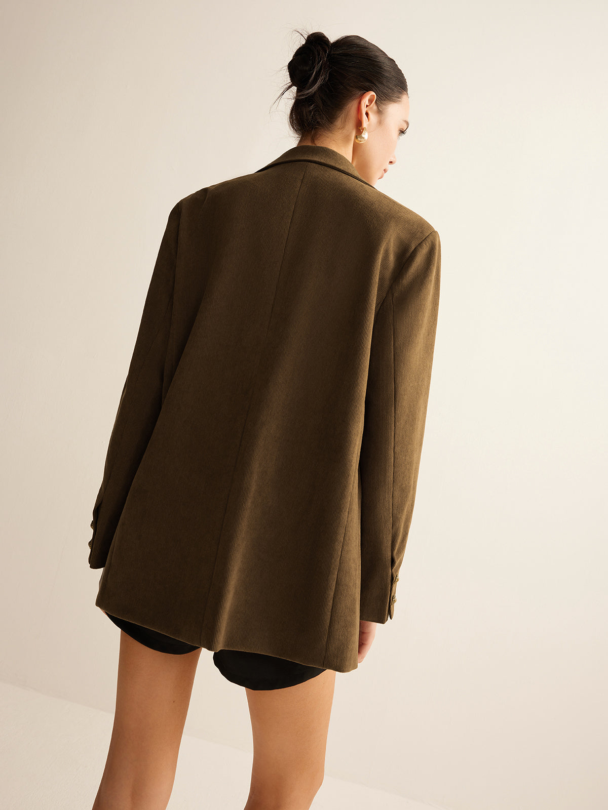 Kadife Yaka Blazer - 4. görünüm