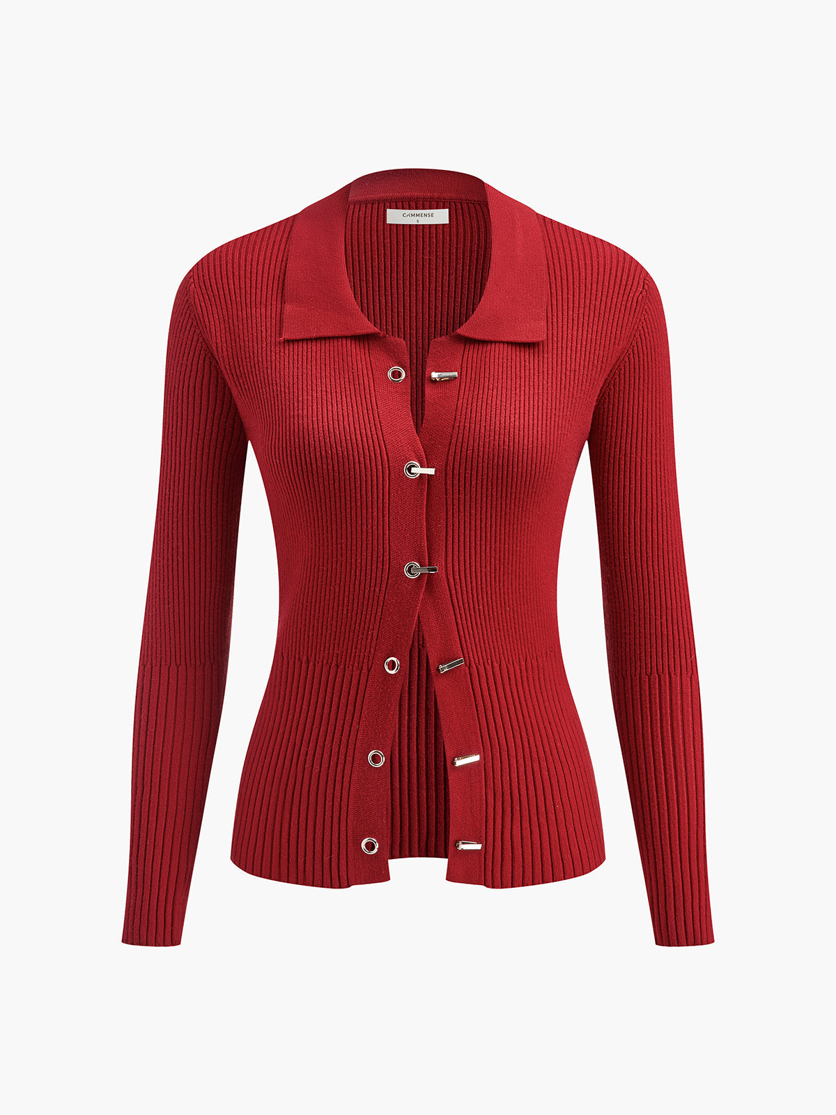 Fitilli Metal Tasarım Polo Hırka
