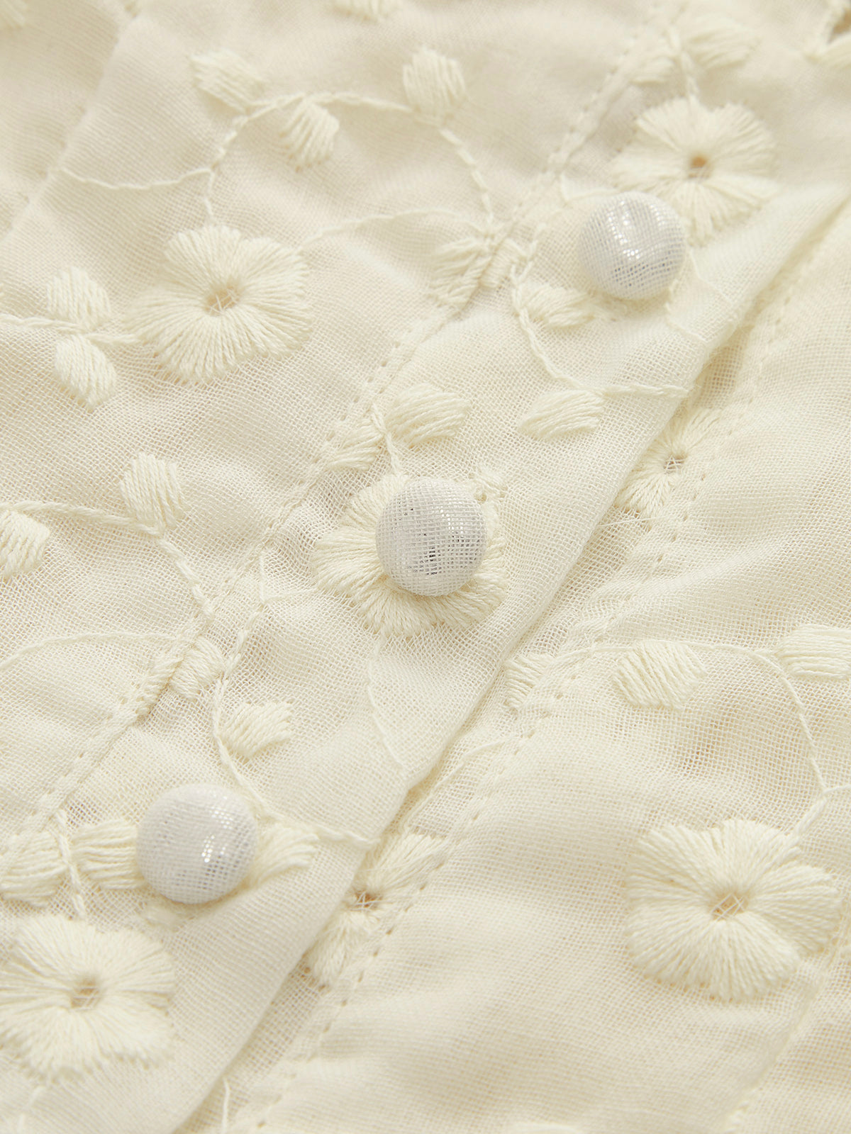 Çiçekli Nakışlı Peplum Bluz Kayısı Dantel Detaylı