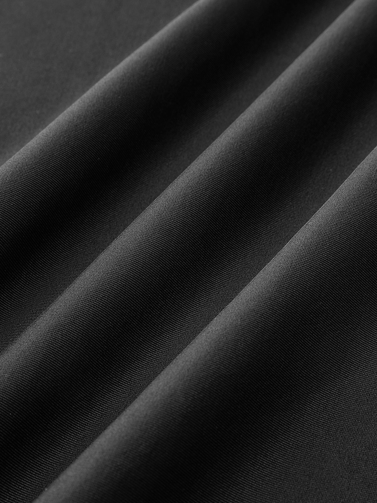 Metal Aksesuarlı Sarong Etek Siyah Jersey - 7. görünüm