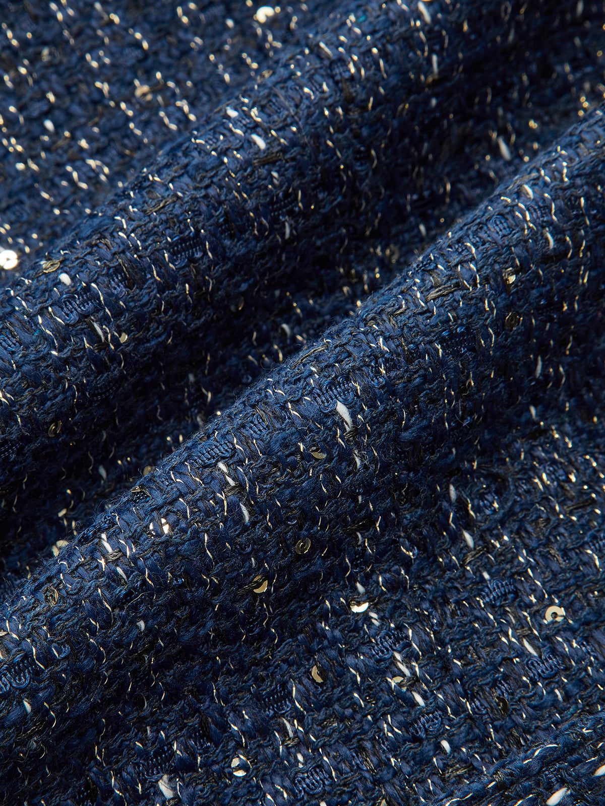 Kemerli Tweed Kısa Kollu Blazer - 5. görünüm