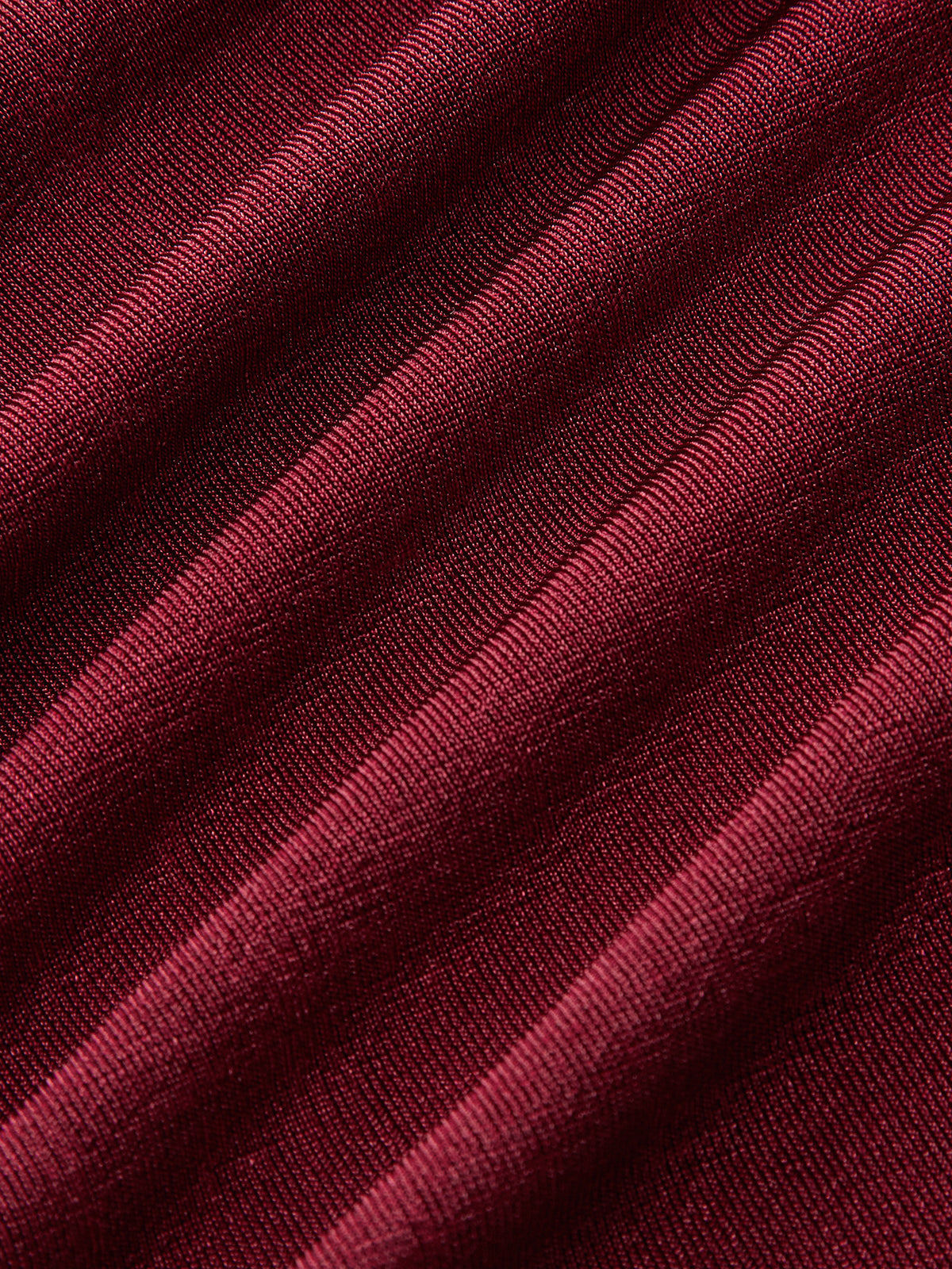 Drapeli Yakası Yarım Kol Tişört Bordo Slim Fit