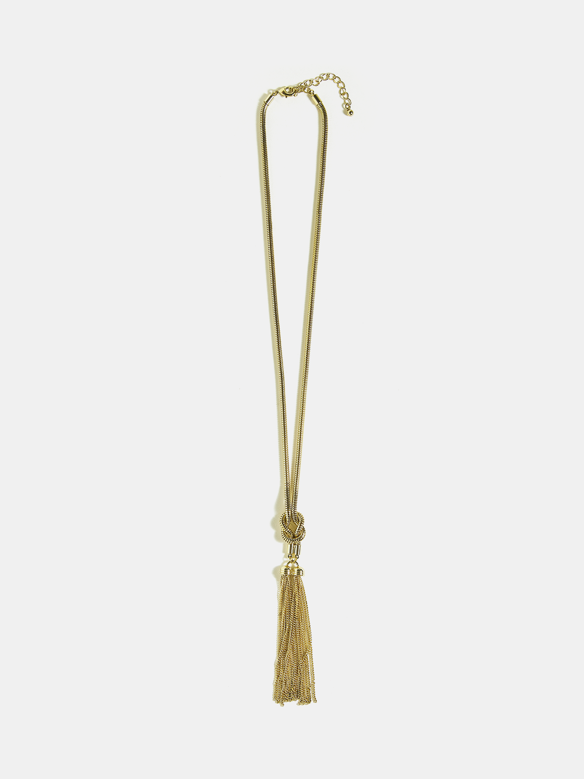 Püsküllü Düğüm Uzun Kolye Altın Alaşım 70cm - 3. görünüm