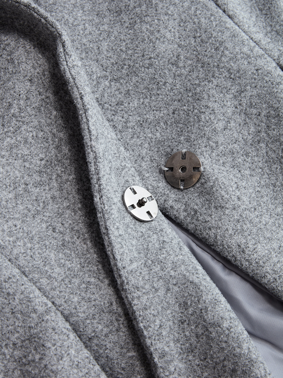 Tweed Blazer Pileli Etek Takımı Gri Regular Fit - 6. görünüm