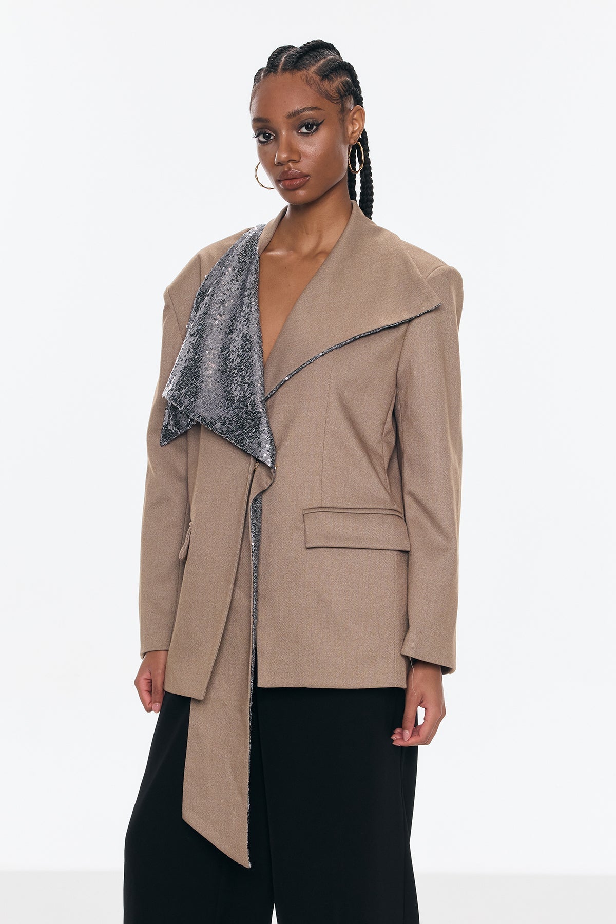 Belisma Payetli Yapısal Blazer - 2. görünüm