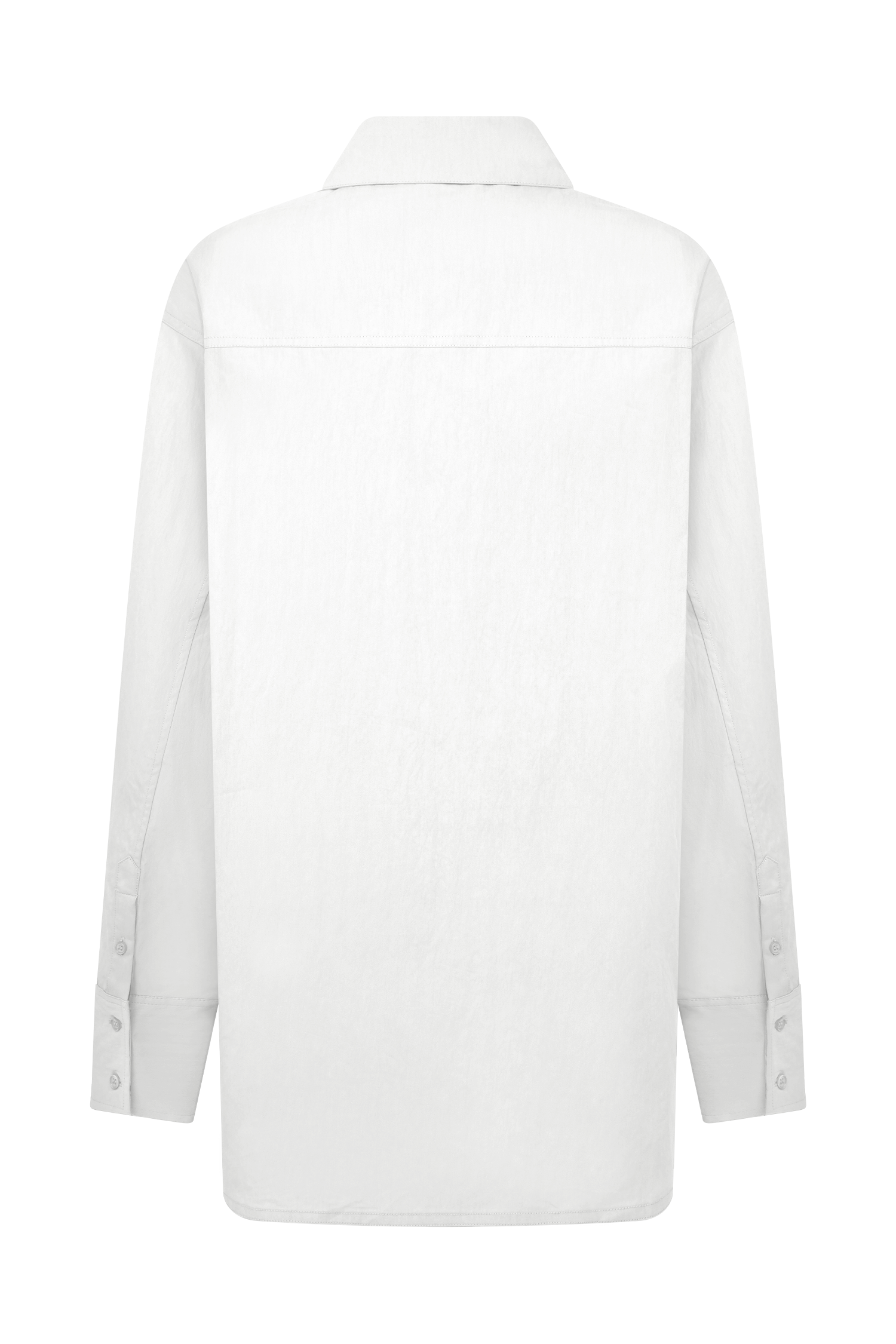 Campbell Pamuk Oversize Gömlek - Beyaz