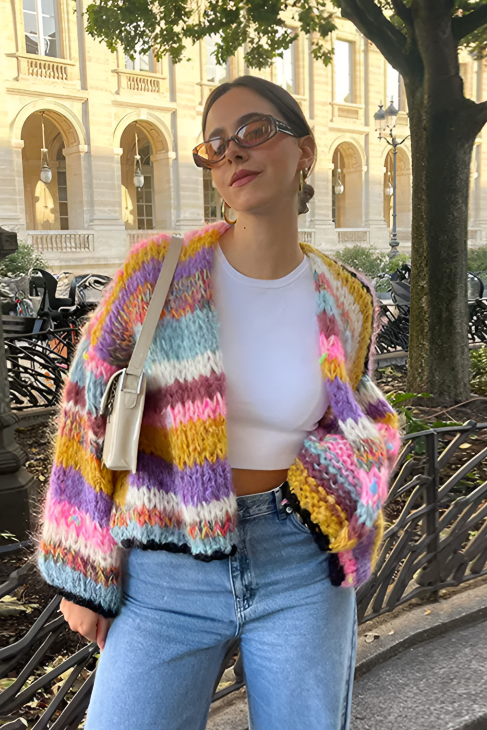 Oversize Ve Renkli Hırka
