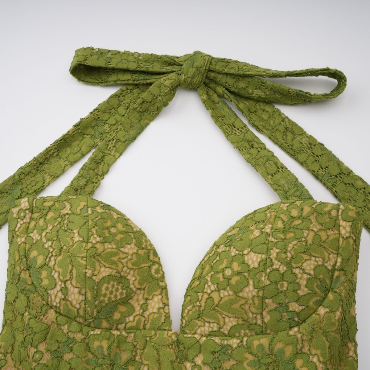 Emerald Korse Maxi Elbise - 7. görünüm