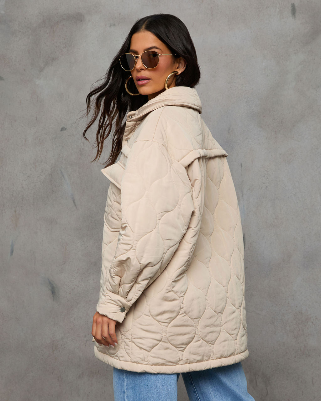 Chilly Morning Lightweight Quilted Ceket - 2. görünüm