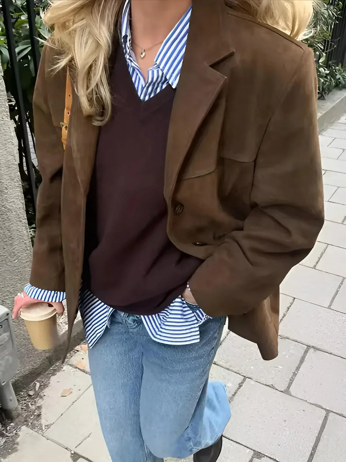 Ornella Düğmeli Ceket - 3. görünüm