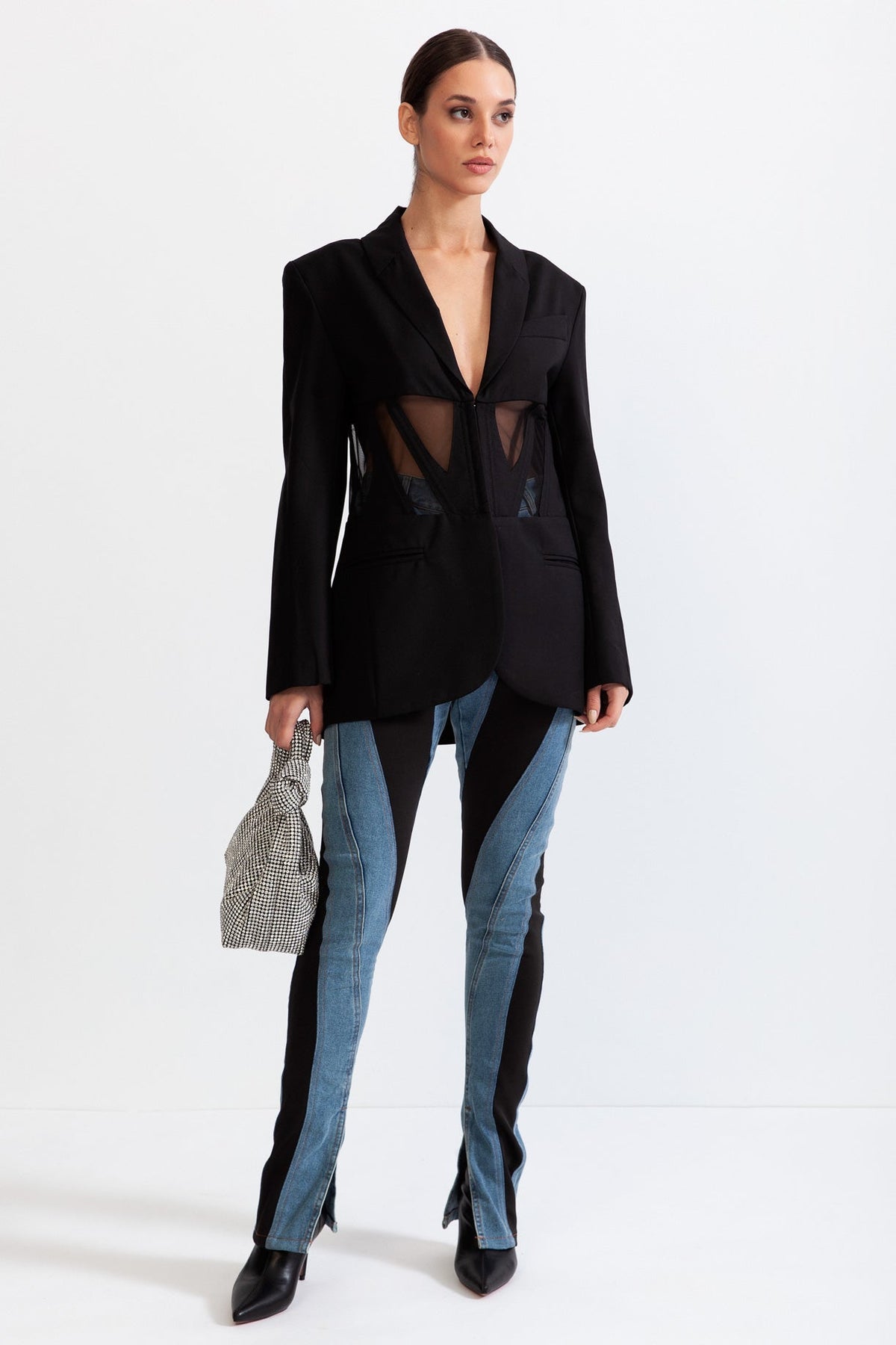 Korseli Blazer Ceket - 2. görünüm