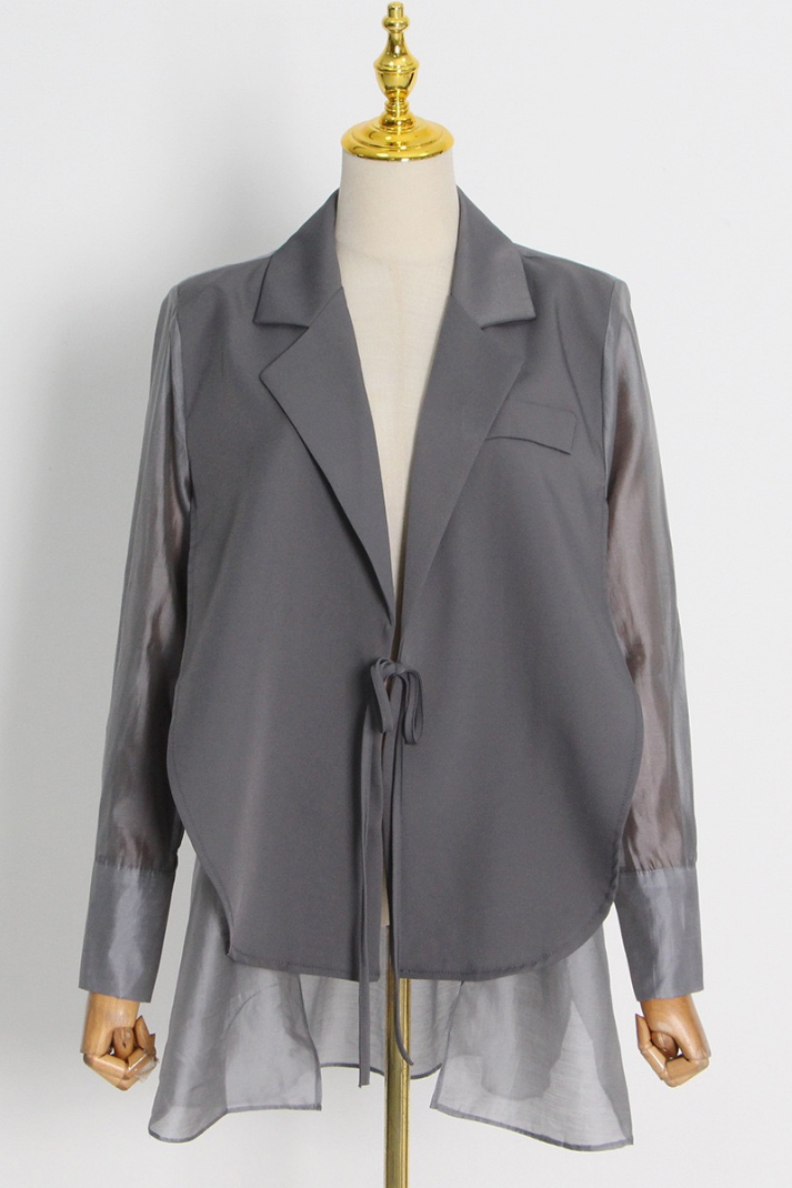 Azura Tül Karışımlı Blazer Ceket - 2. görünüm