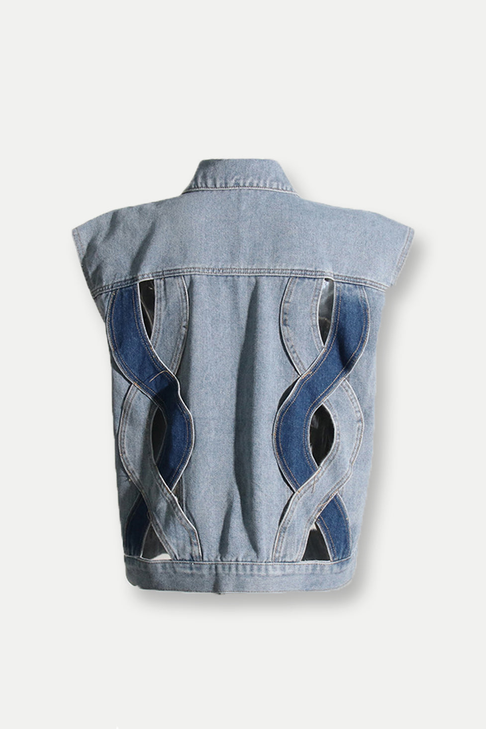 Madison Kesimli Denim Üst - 8. görünüm