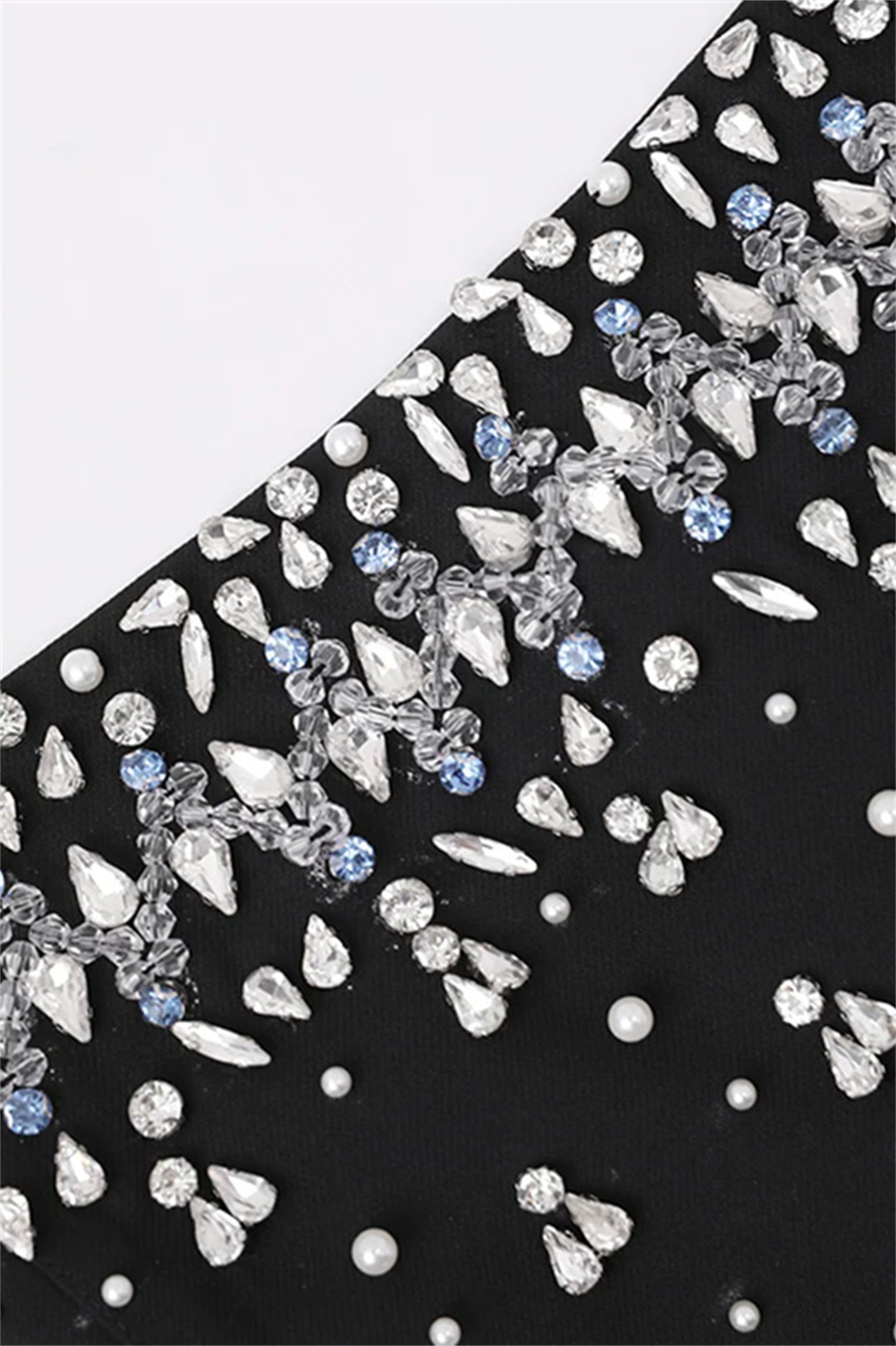 Verna Kristal Taşlı Kolsuz Midi Elbise