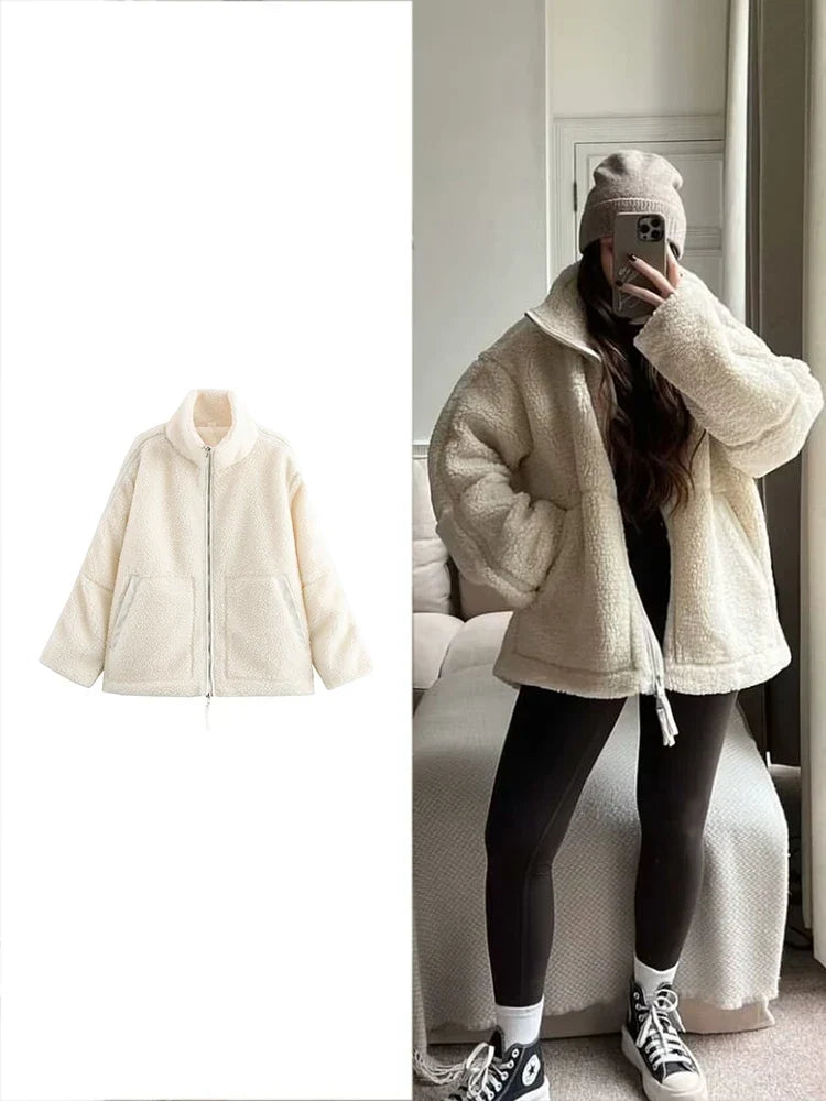 Soria Oversize Yün Ceket - 2. görünüm