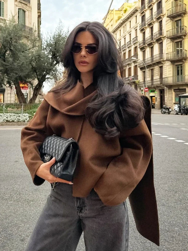Asyra Oversize Yün Ceket