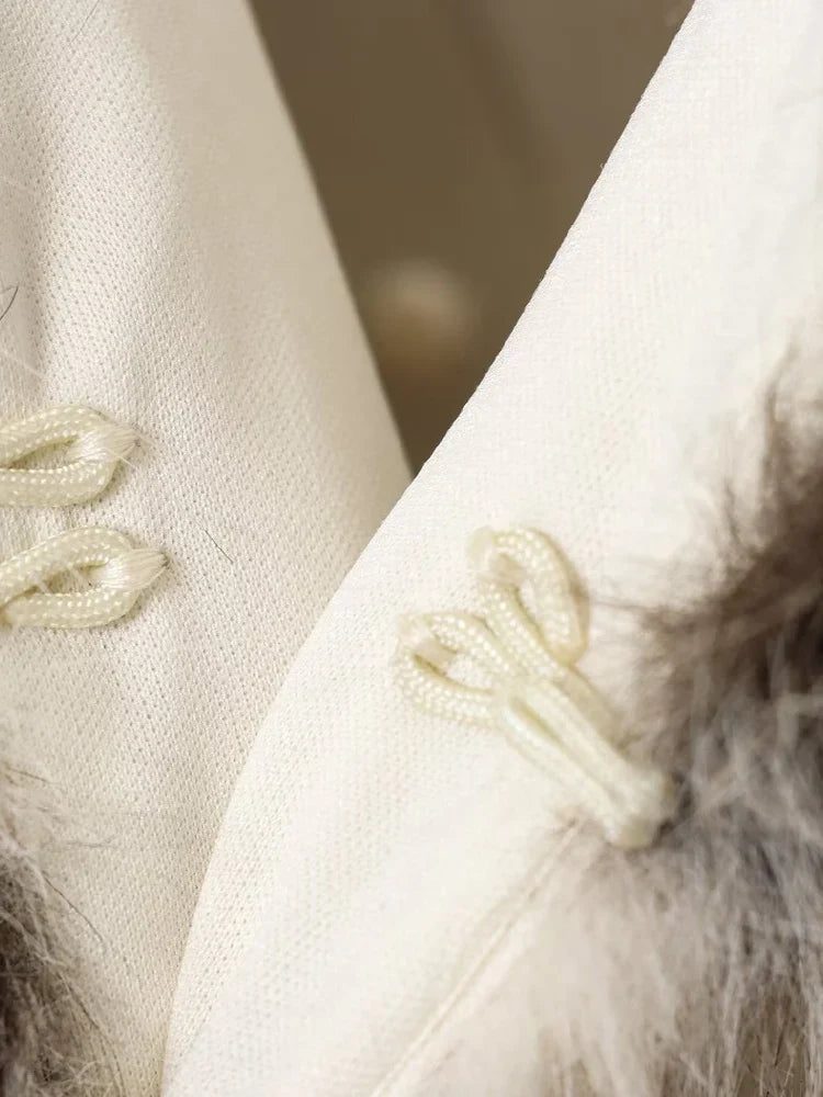 Milky Desenli Peluş Ceket - 6. görünüm