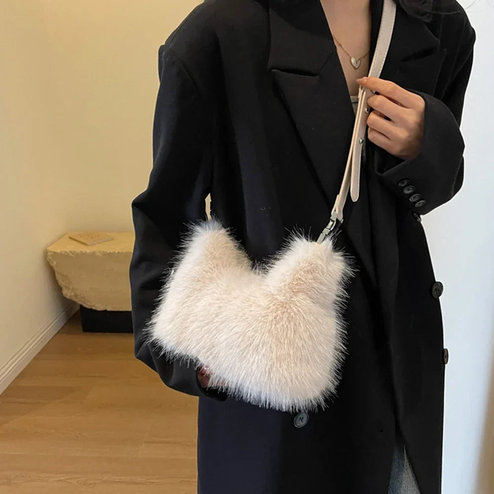 Fox Peluş Kürk Çanta - 2. görünüm