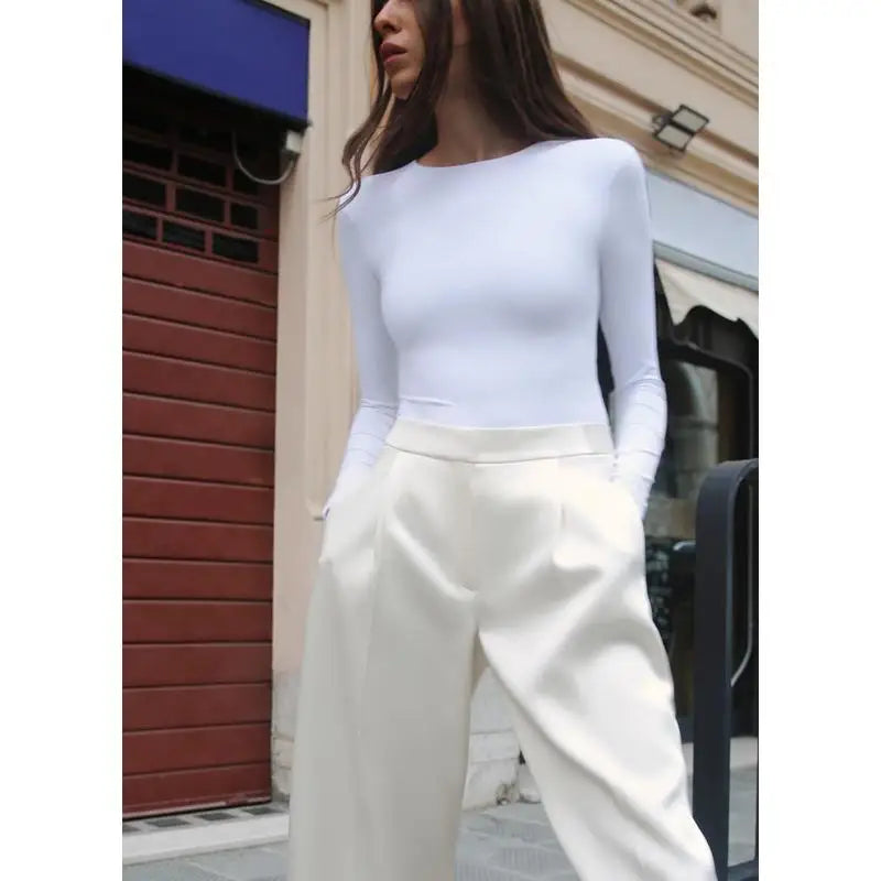 Slim Fit Bodysuit - 5. görünüm