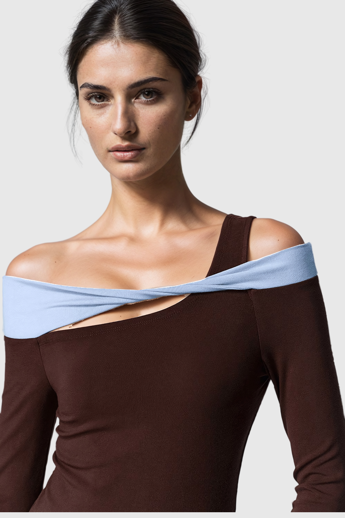 Tabitha Kesikli Bükümlü Bodycon Üst - 2. görünüm