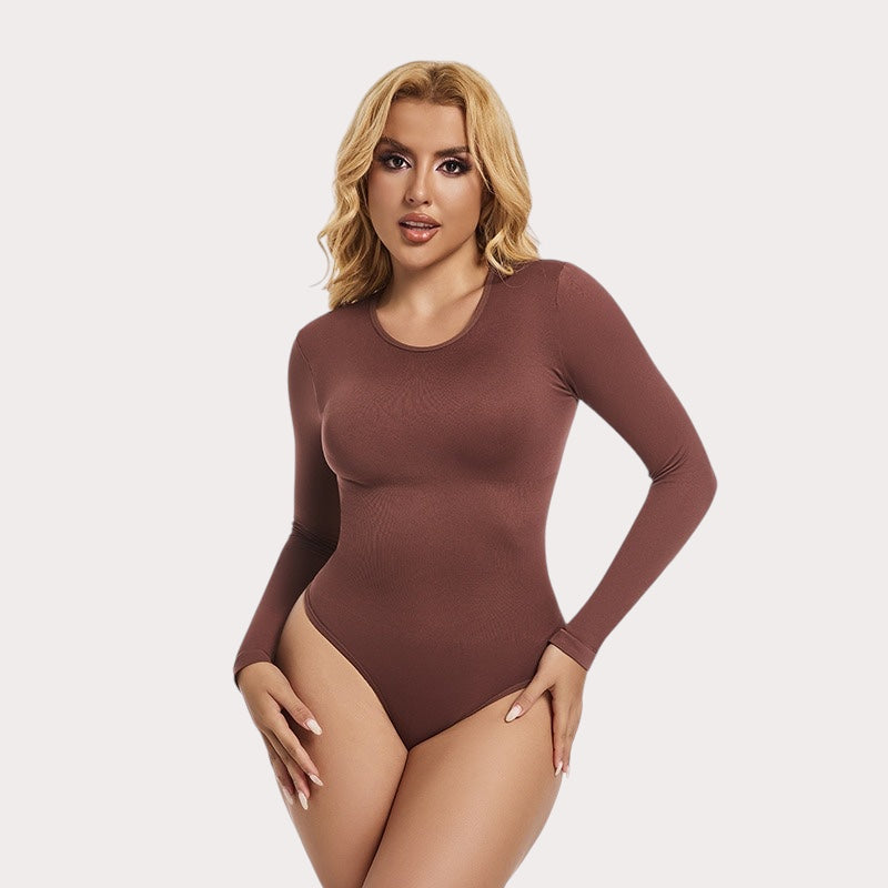 Shapewear İnceltici Bodysuit - Kahverengi