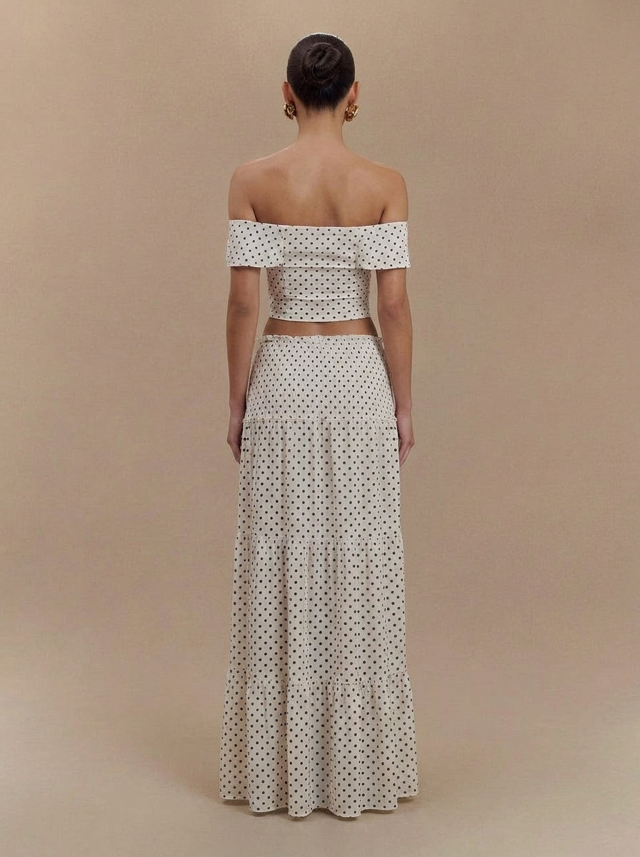 Drape Detaylı Puantiyeli İkili Takım