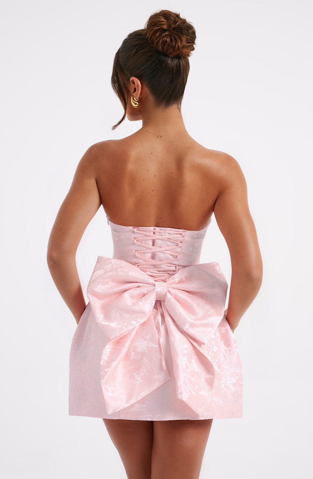 Elenora Mini Elbise - Pembe