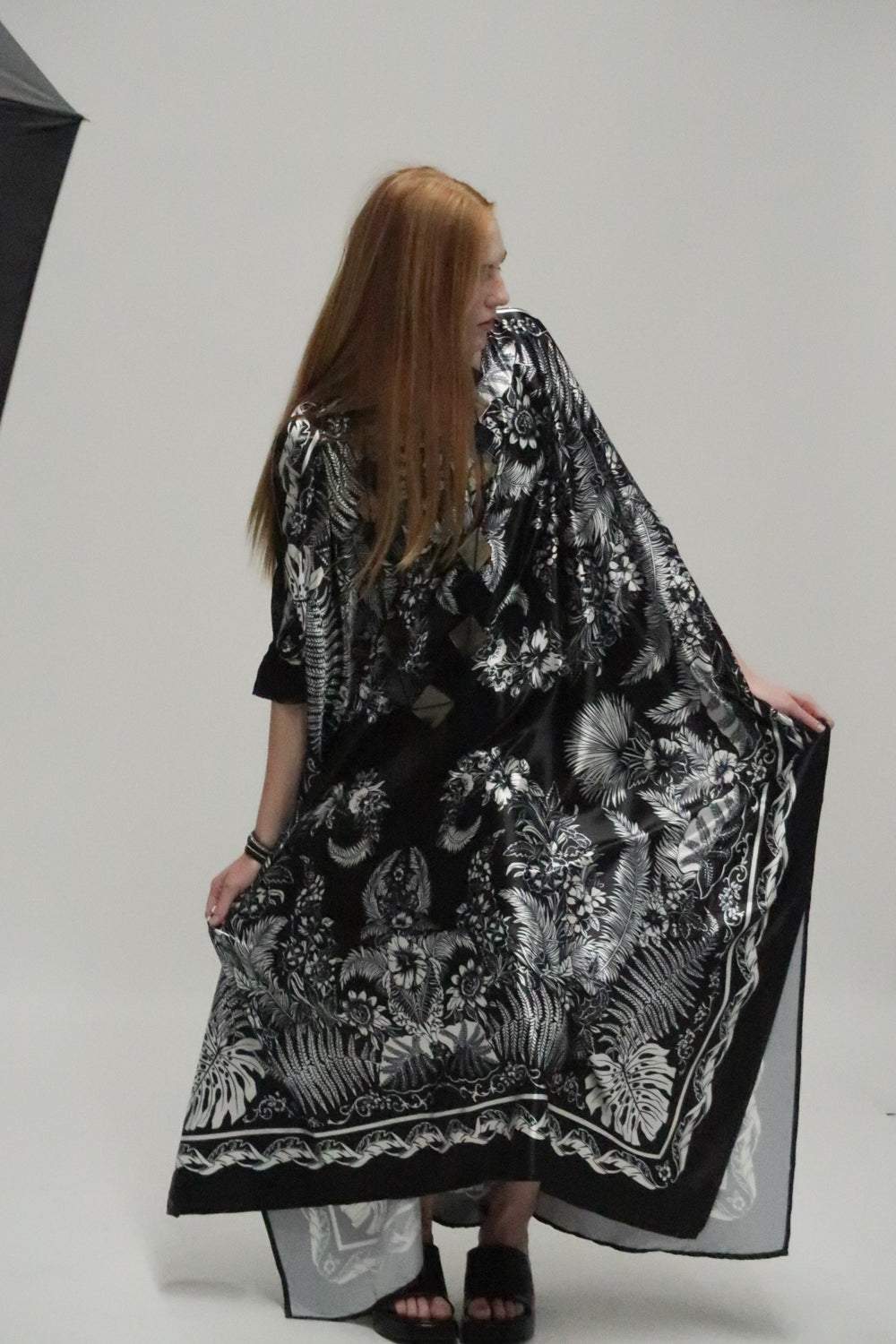 Simone Baskılı Maxi Kaftan